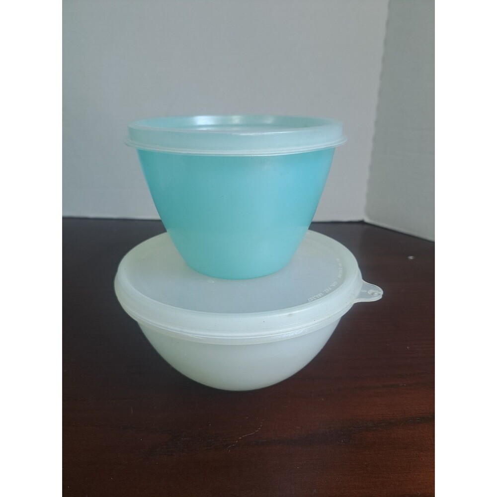 Set Of 2 Small Tupperware Bowls
